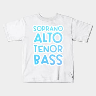 Choral Parts Kids T-Shirt